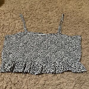 American Eagle Cheetah print tank top women’s juniors size medium